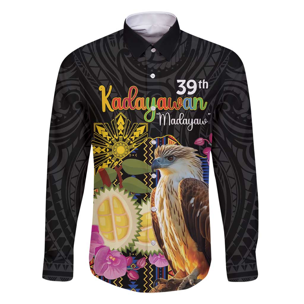 Kadayawan Philippines Family Matching Short Sleeve Bodycon Dress and Hawaiian Shirt Filipino Eagle Happy 39th Anniversary