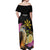 Kadayawan Philippines Off Shoulder Maxi Dress Filipino Eagle Happy 39th Anniversary