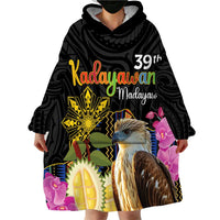 Kadayawan Philippines Wearable Blanket Hoodie Filipino Eagle Happy 39th Anniversary