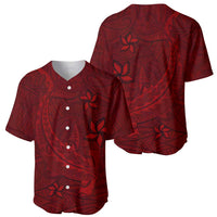 Oxblood Polynesia Baseball Jersey Hawaiian Tribal Hammerhead Shark Tattoo LT14 - Polynesian Pride