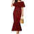 Oxblood Polynesia Family Matching Mermaid Dress and Hawaiian Shirt Hawaiian Tribal Hammerhead Shark Tattoo