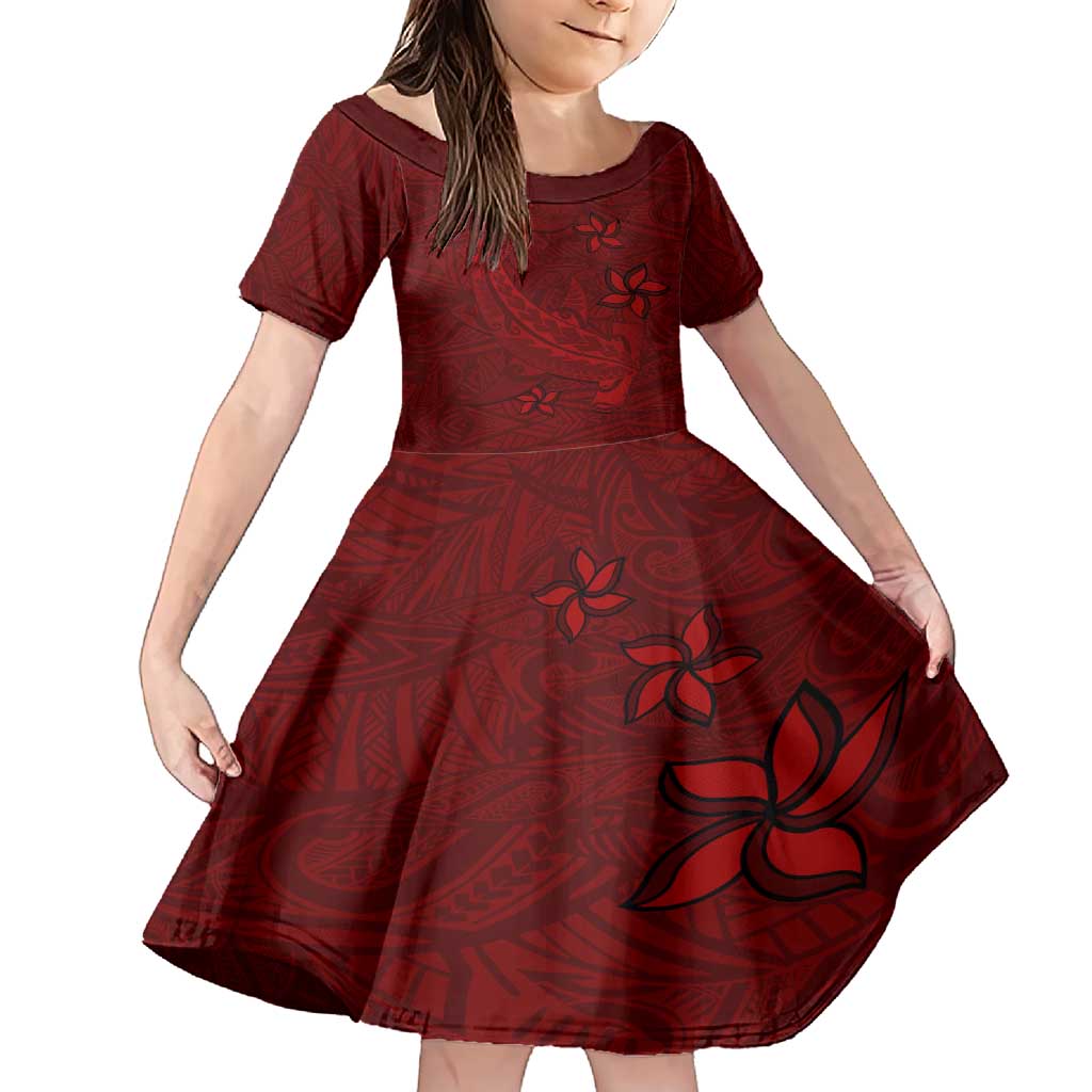 Oxblood Polynesia Family Matching Short Sleeve Bodycon Dress and Hawaiian Shirt Hawaiian Tribal Hammerhead Shark Tattoo
