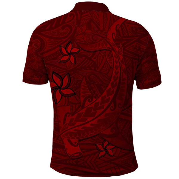 Custom Hammerhead shark Polo Shirt Hawaii Style Green LT6 main image 0