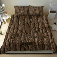 Kioranga Moriori New Zealand Bedding Set Kopi Rakau Carving Art