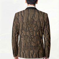 Kioranga Moriori New Zealand Blazer Kopi Rakau Carving Art
