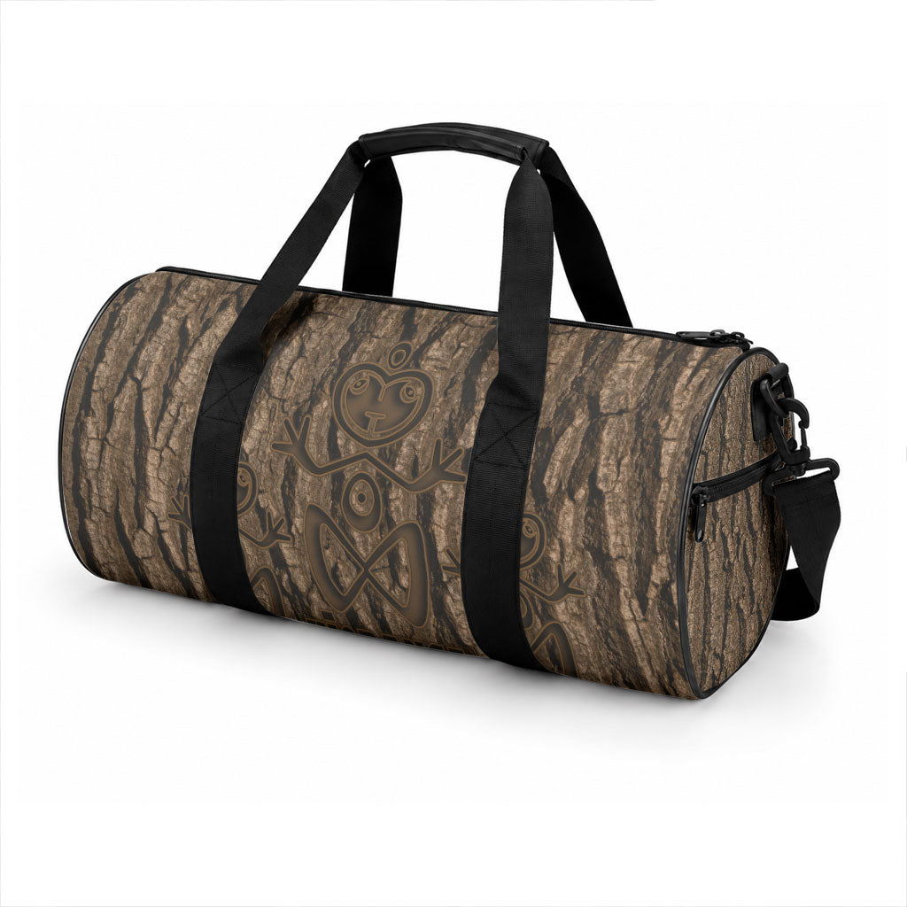 Kioranga Moriori New Zealand Duffle Bag Kopi Rakau Carving Art