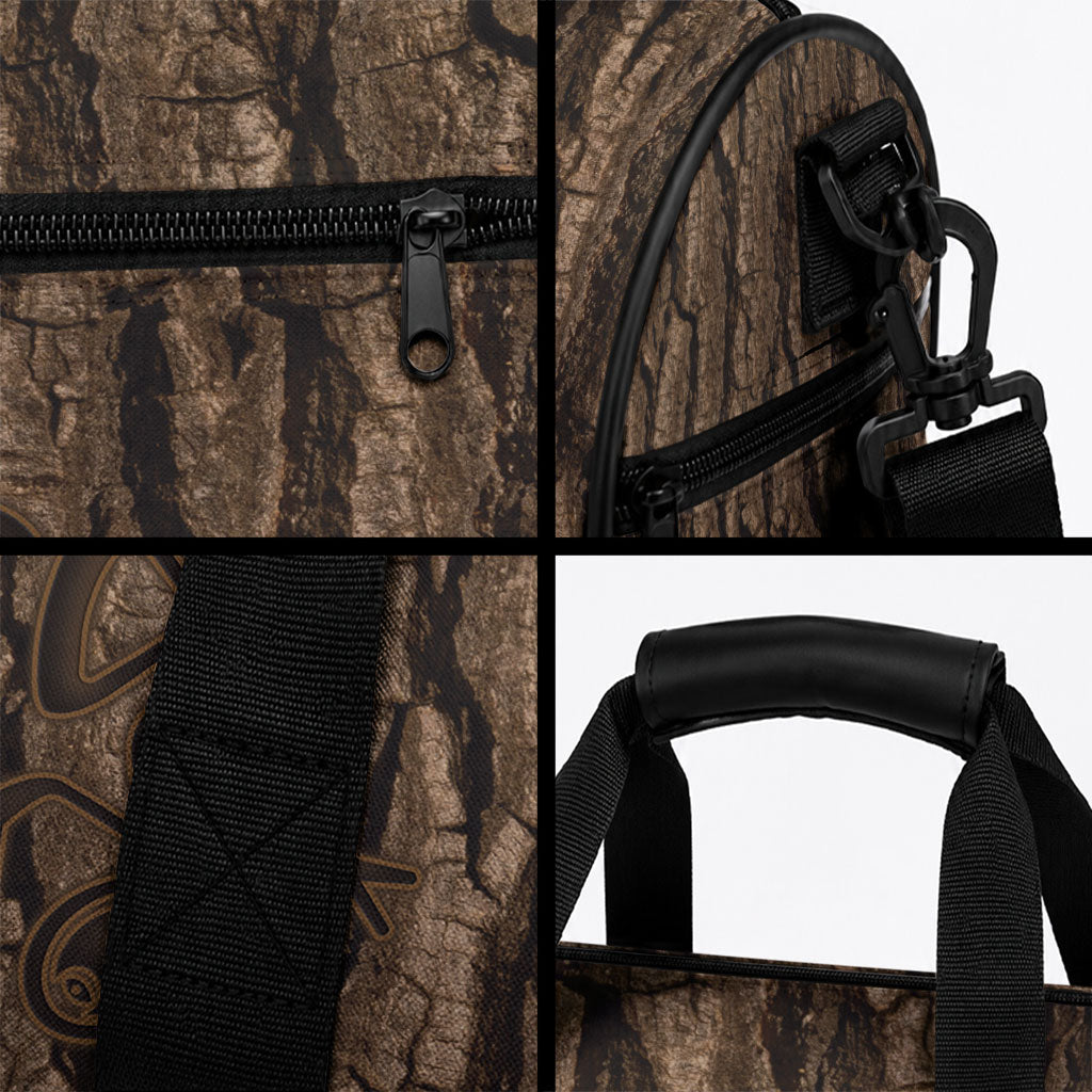 Kioranga Moriori New Zealand Duffle Bag Kopi Rakau Carving Art