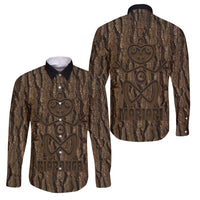 Kioranga Moriori New Zealand Family Matching Off Shoulder Short Dress and Hawaiian Shirt Kopi Rakau Carving Art