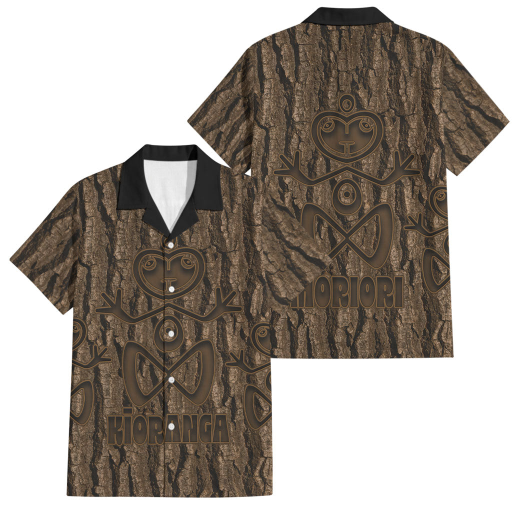 Kioranga Moriori New Zealand Family Matching Puletasi and Hawaiian Shirt Kopi Rakau Carving Art