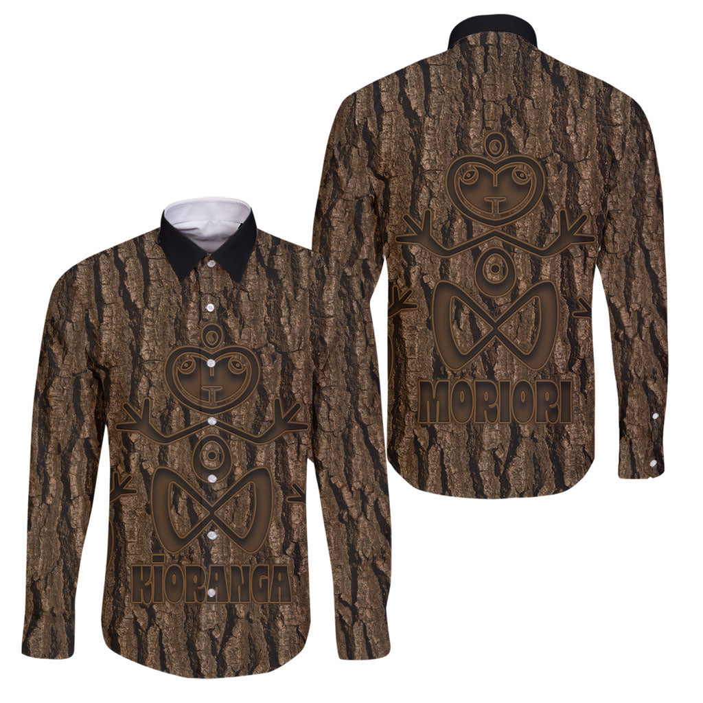 Kioranga Moriori New Zealand Family Matching Puletasi and Hawaiian Shirt Kopi Rakau Carving Art