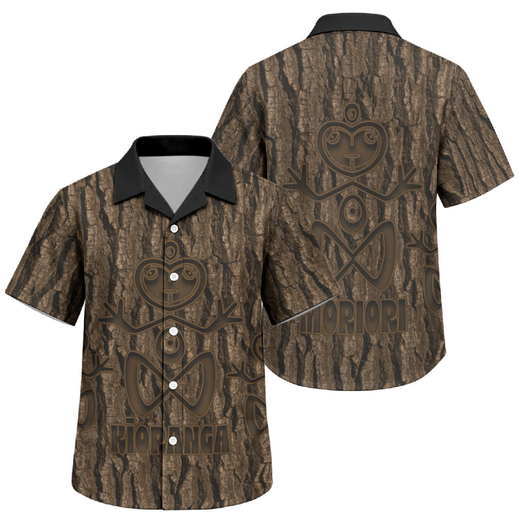 Kioranga Moriori New Zealand Family Matching Puletasi and Hawaiian Shirt Kopi Rakau Carving Art