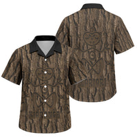 Kioranga Moriori New Zealand Family Matching Summer Maxi Dress and Hawaiian Shirt Kopi Rakau Carving Art
