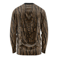Kioranga Moriori New Zealand Long Sleeve Shirt Kopi Rakau Carving Art
