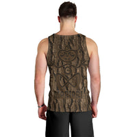 Kioranga Moriori New Zealand Men Tank Top Kopi Rakau Carving Art