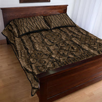 Kioranga Moriori New Zealand Quilt Bed Set Kopi Rakau Carving Art