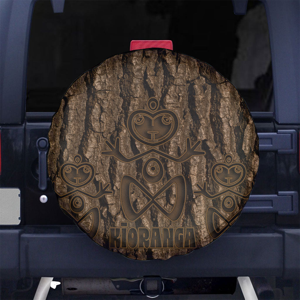 Kioranga Moriori New Zealand Spare Tire Cover Kopi Rakau Carving Art
