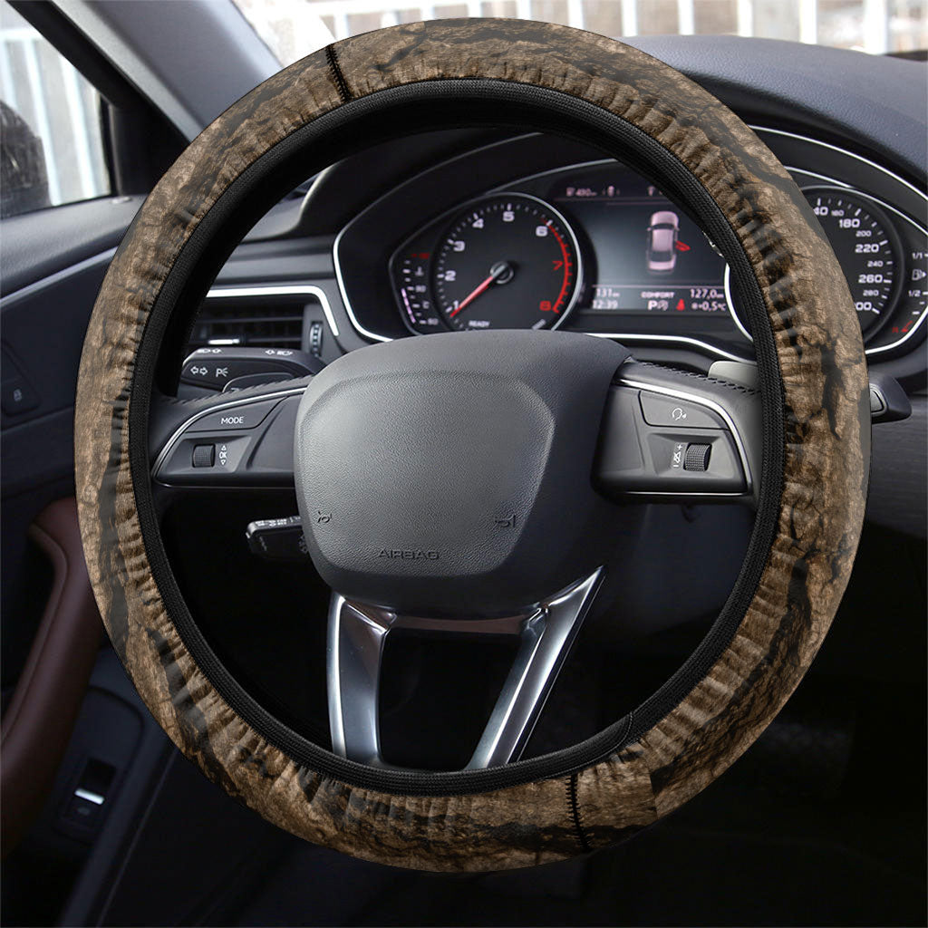 Kioranga Moriori New Zealand Steering Wheel Cover Kopi Rakau Carving Art