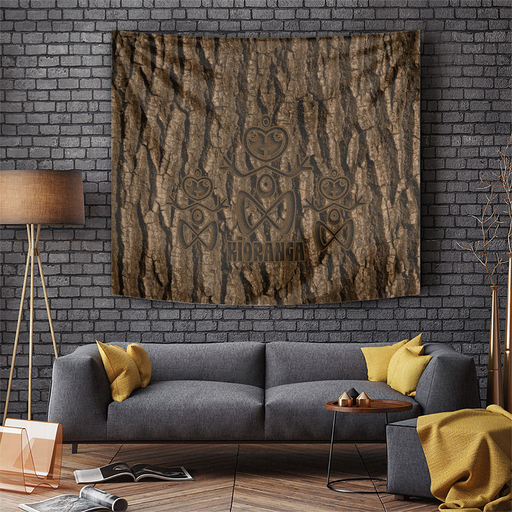 Kioranga Moriori New Zealand Tapestry Kopi Rakau Carving Art
