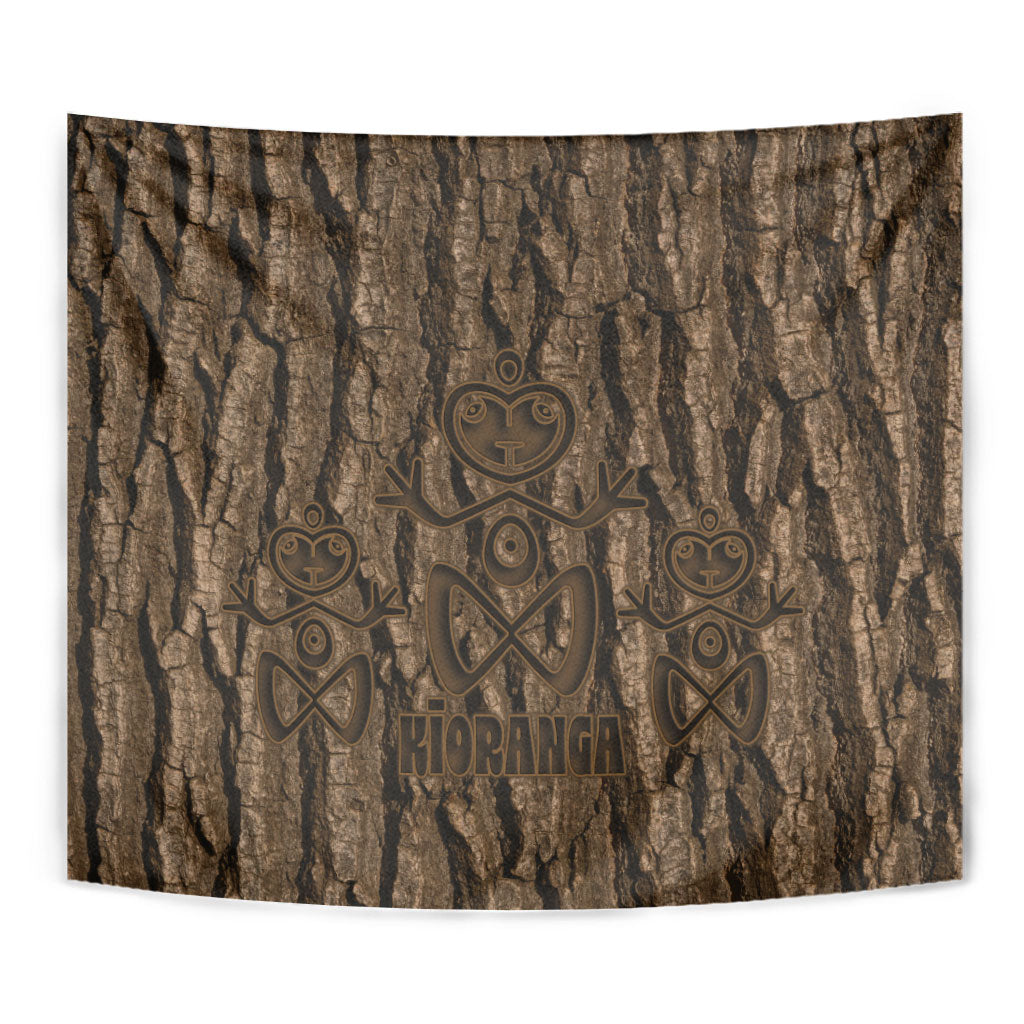 Kioranga Moriori New Zealand Tapestry Kopi Rakau Carving Art