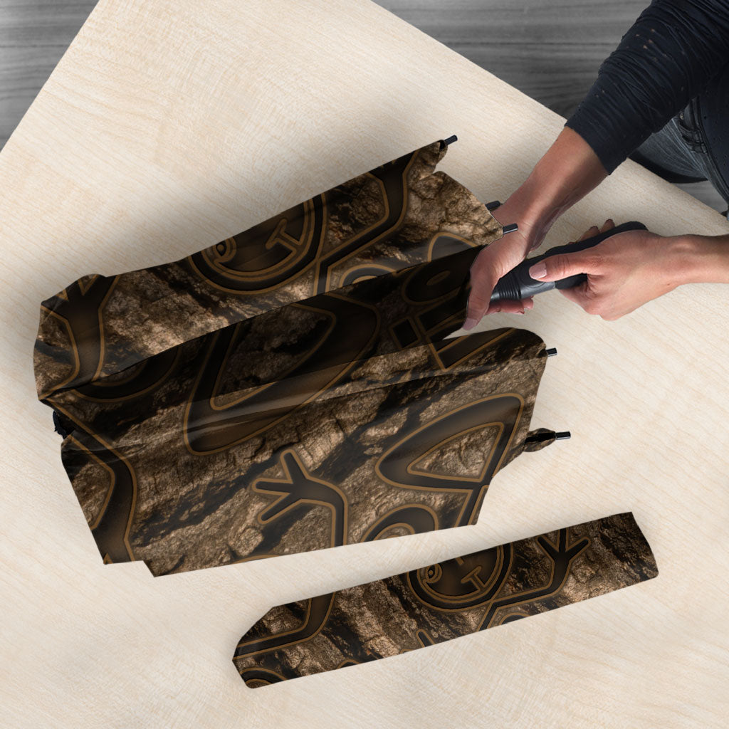 Kioranga Moriori New Zealand Umbrella Kopi Rakau Carving Art