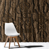 Kioranga Moriori New Zealand Window Curtain Kopi Rakau Carving Art