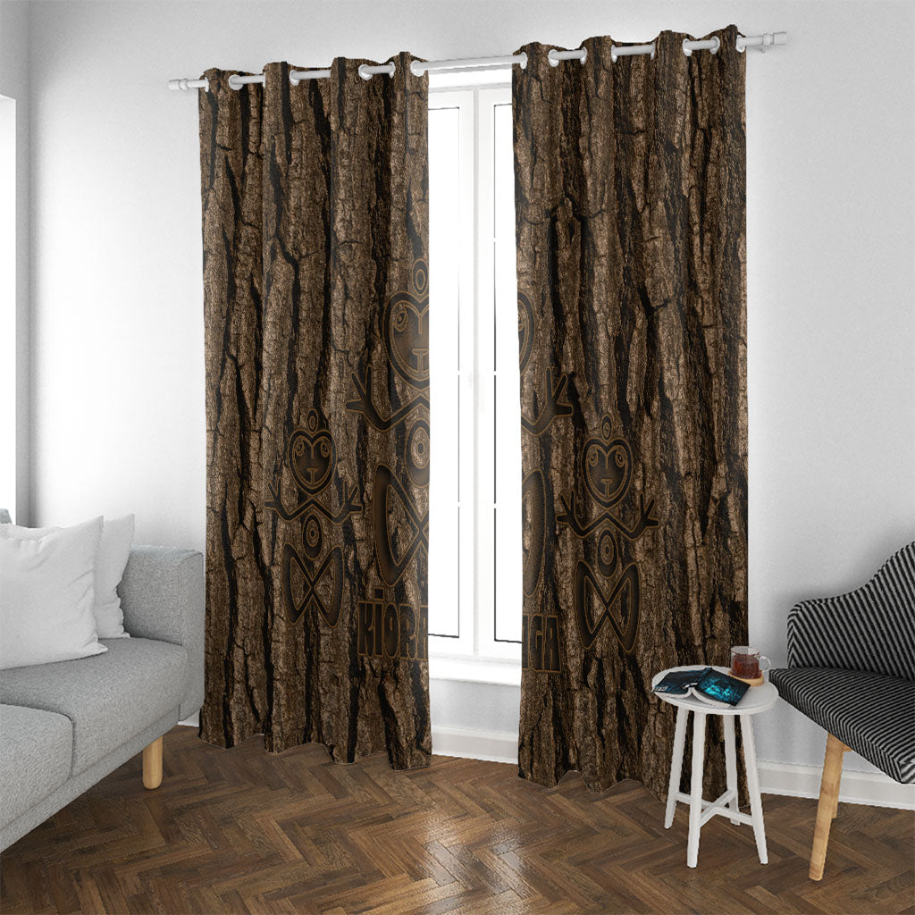 Kioranga Moriori New Zealand Window Curtain Kopi Rakau Carving Art