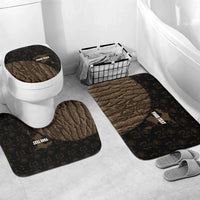 Moriori Kekoru New Zealand Personalised Bathroom Set Kopi Rakau Carving Chatham Islands Map
