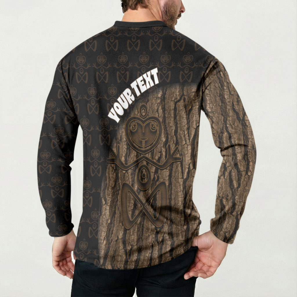 Moriori Kekoru New Zealand Personalised Button Sweatshirt Kopi Rakau Carving Chatham Islands Map