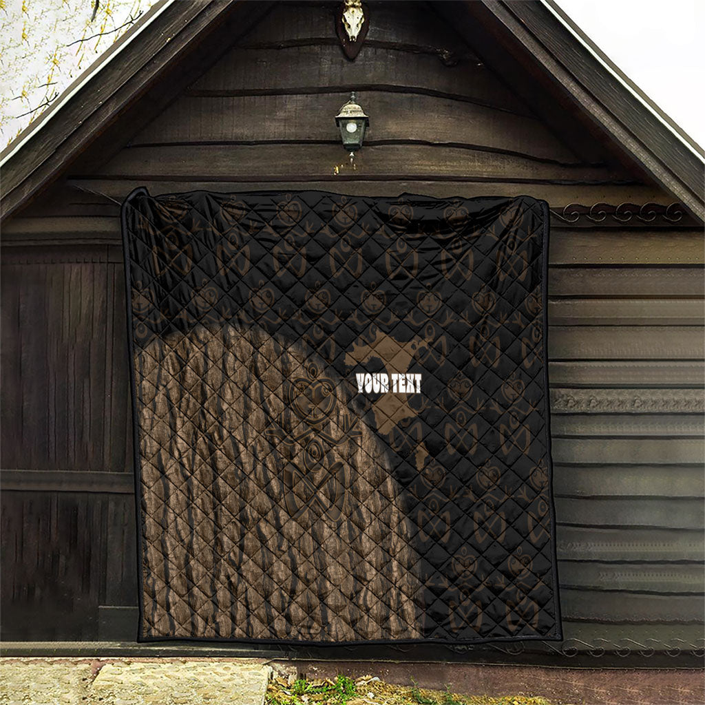 Moriori Kekoru New Zealand Personalised Quilt Kopi Rakau Carving Chatham Islands Map