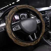 Moriori Kekoru New Zealand Steering Wheel Cover Kopi Rakau Carving Chatham Islands Map