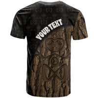 Moriori Kekoru New Zealand Personalised T Shirt Kopi Rakau Carving Chatham Islands Map