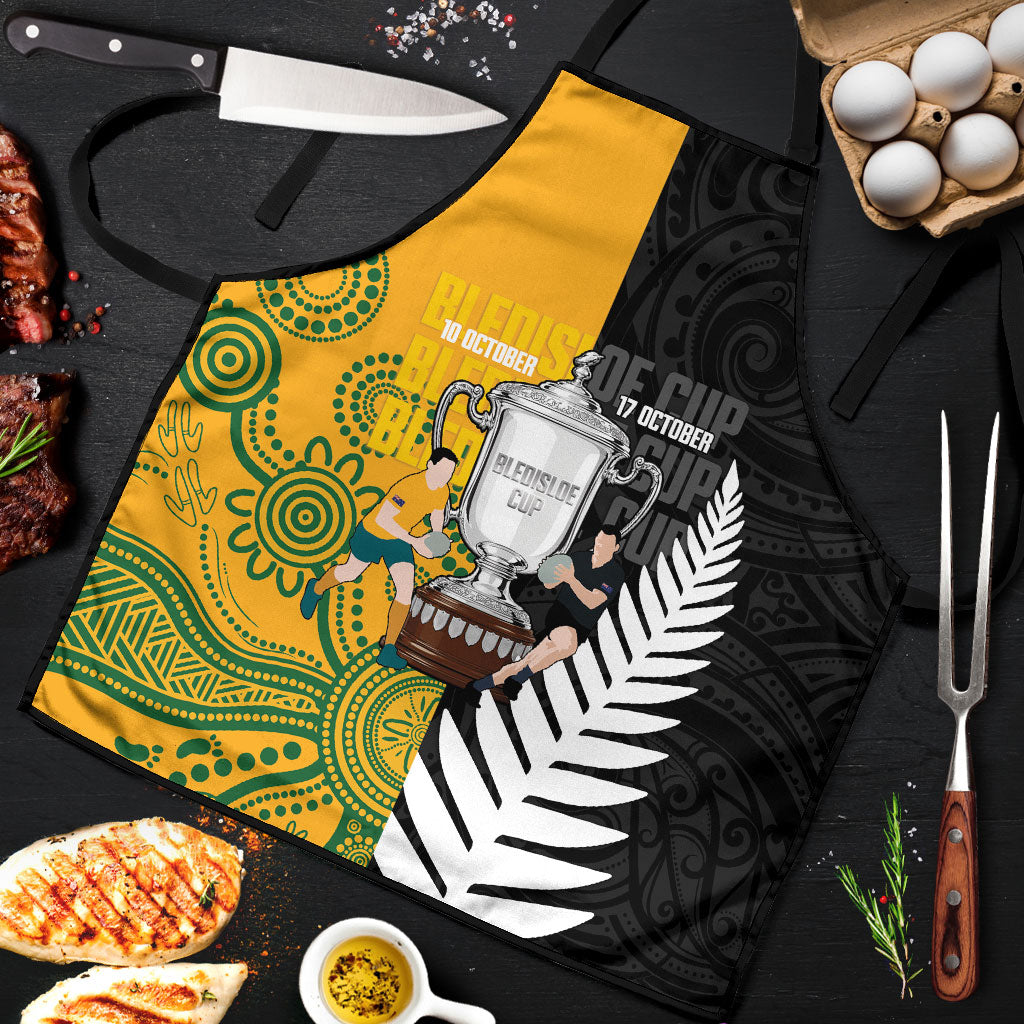 New Zealand Australia Rugby Bledisloe 2026 Apron Champion Trophy Maori Aboriginal Art