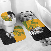 New Zealand Australia Rugby Bledisloe 2026 Bathroom Set Champion Trophy Maori Aboriginal Art