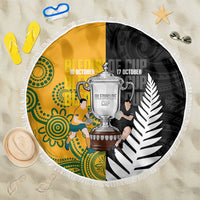 New Zealand Australia Rugby Bledisloe 2026 Beach Blanket Champion Trophy Maori Aboriginal Art