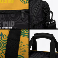 New Zealand Australia Rugby Bledisloe 2026 Duffle Bag Champion Trophy Maori Aboriginal Art