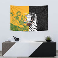 New Zealand Australia Rugby Bledisloe 2026 Tapestry Champion Trophy Maori Aboriginal Art