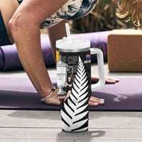 New Zealand Australia Rugby Bledisloe 2026 Tumbler With Handle Champion Trophy Maori Aboriginal Art