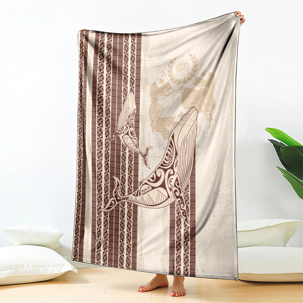 Swimming With Humpback Whales Season Tonga Blanket Tongan Tofuaa Ngatu Pattern Brown