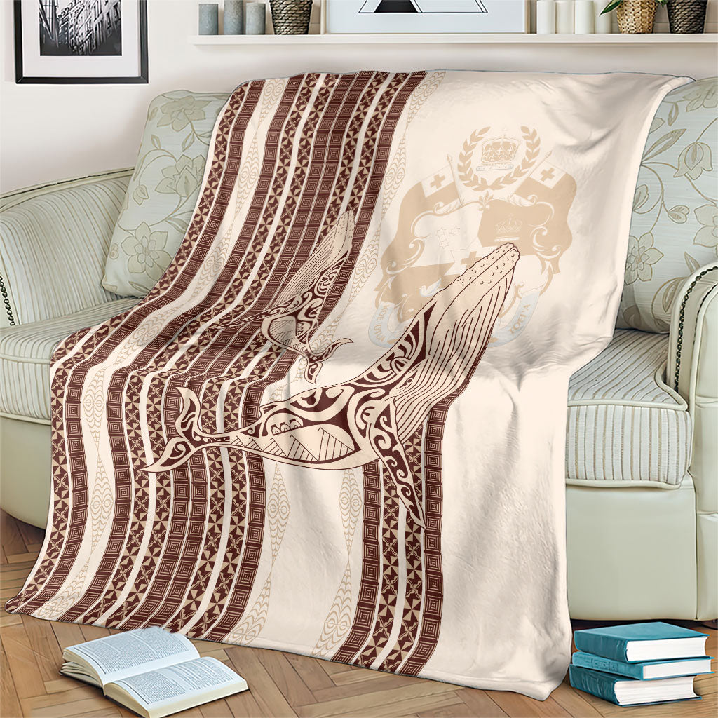 Swimming With Humpback Whales Season Tonga Blanket Tongan Tofuaa Ngatu Pattern Brown