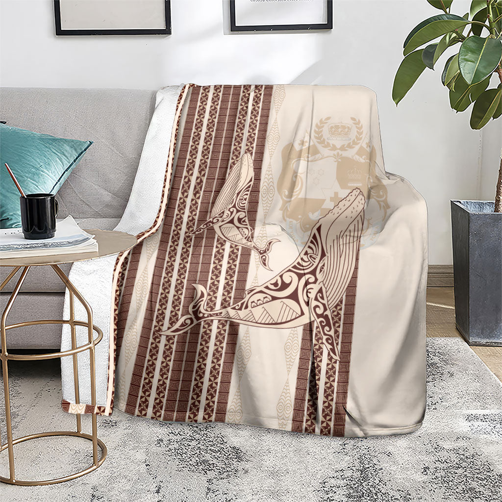 Swimming With Humpback Whales Season Tonga Blanket Tongan Tofuaa Ngatu Pattern Brown