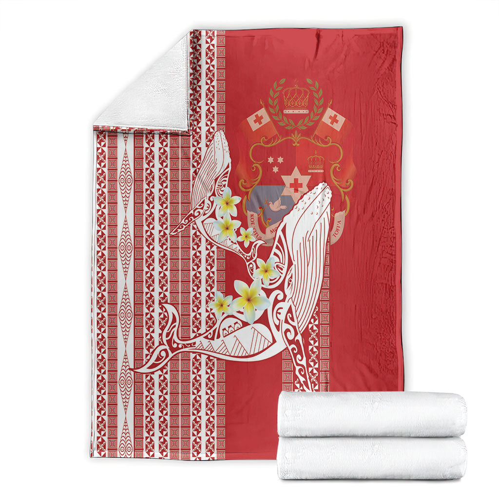 Swimming With Humpback Whales Season Tonga Blanket Tongan Tofuaa Ngatu Pattern Red
