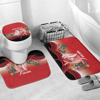 Vavau Sailing Festival Tonga Personalised Bathroom Set Humpback Whale Sailboat Tropical Vibes