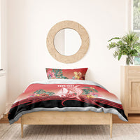 Vavau Sailing Festival Tonga Personalised Bedding Set Humpback Whale Sailboat Tropical Vibes