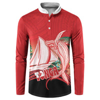 Vavau Sailing Festival Tonga Personalised Button Sweatshirt Humpback Whale Sailboat Tropical Vibes