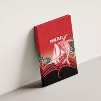 Vavau Sailing Festival Tonga Personalised Canvas Wall Art Humpback Whale Sailboat Tropical Vibes