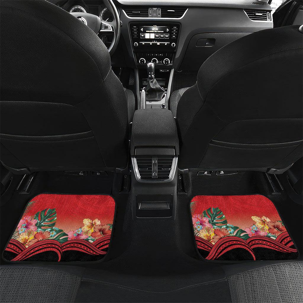 Vavau Sailing Festival Tonga Personalised Car Mats Humpback Whale Sailboat Tropical Vibes