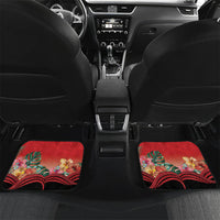 Vavau Sailing Festival Tonga Personalised Car Mats Humpback Whale Sailboat Tropical Vibes