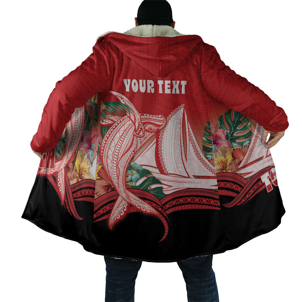 Vavau Sailing Festival Tonga Personalised Cloak Humpback Whale Sailboat Tropical Vibes