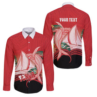 Vavau Sailing Festival Tonga Personalised Family Matching Off Shoulder Short Dress and Hawaiian Shirt Humpback Whale Sailboat Tropical Vibes