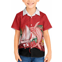 Vavau Sailing Festival Tonga Personalised Hawaiian Shirt Humpback Whale Sailboat Tropical Vibes